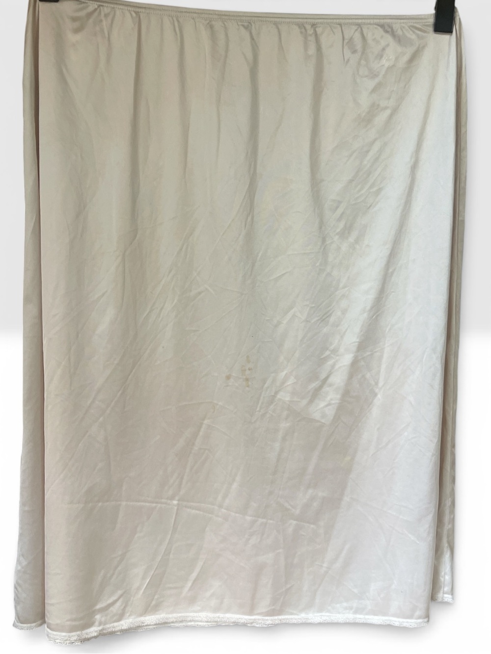 Vanity Fair Cream Full Slip with Lace Trim
